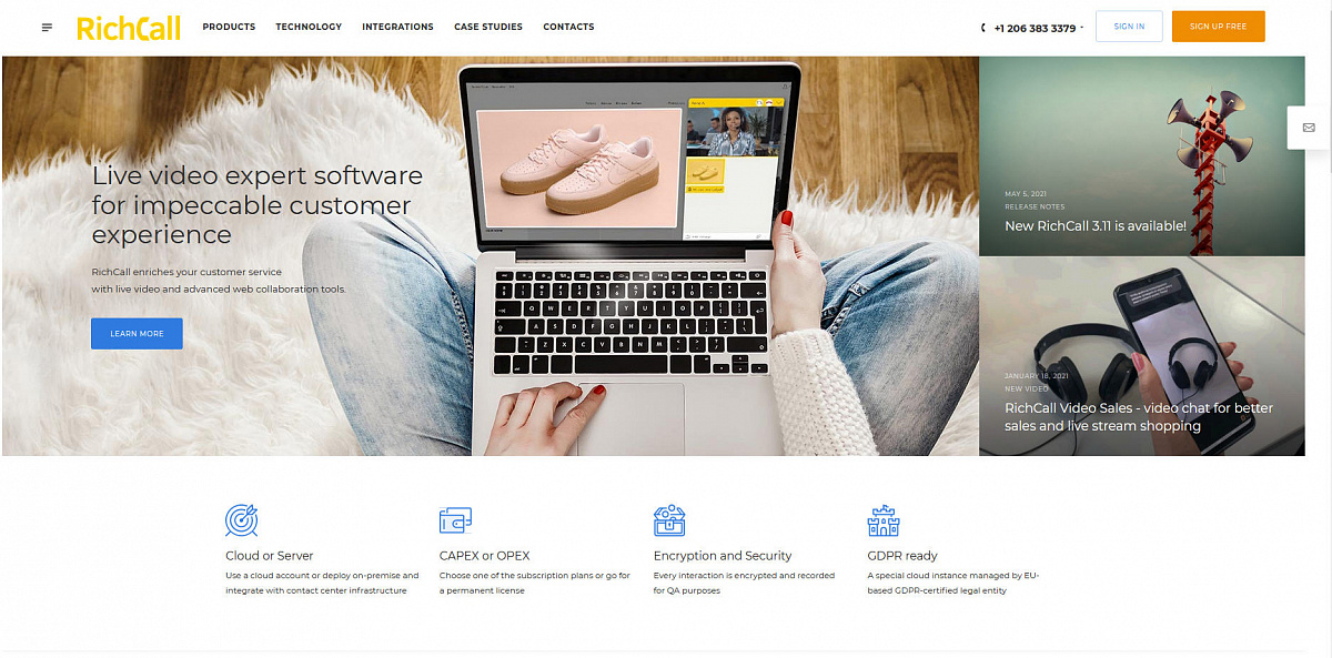 RichCall - Live video expert software for impeccable customer experience